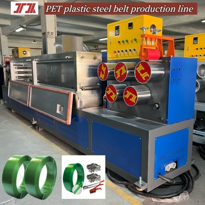 Machine de fabrication de sangles en PET à enroulement manuel/automatique avec largeur de remontage automatique9-32 mm