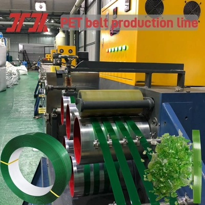 Ligne d'extrusion de bande PET à enroulement soigné de technologie avancée de 9 à 32 mm de largeur