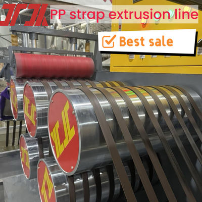 Machine automatique de fabrication de sangles en PP contrôlée par PLC avec échangeur d'écran sans arrêt