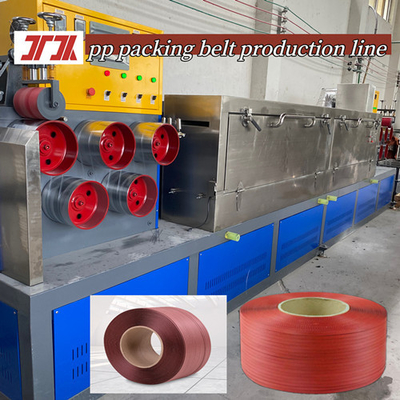 Machinerie à haute vitesse pour la fabrication de plastiques 5-19 mm PP ligne de production de sangles PP extrudeuse pour le contrôle PLC