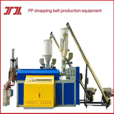 Équipement de fixation de sangles en PP 5 ̊19 mm Machine de fabrication de sangles en PP avec système de commande PLC