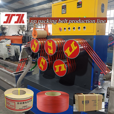Équipement de production de bandes de PP pour extrudeurs de plastique personnalisés avec machine à enroulement automatique de 5 à 19 mm de largeur