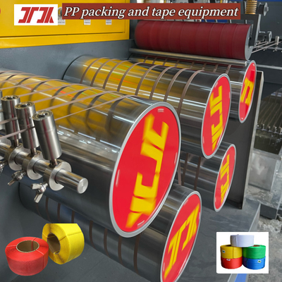 Équipement de production de bandes de PP pour extrudeurs de plastique personnalisés avec machine à enroulement automatique de 5 à 19 mm de largeur