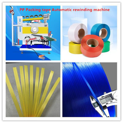 Machinerie en plastique ligne de production de sangles de PP système de contrôle PLC, équipé d'une machine automatique de servo-emballage