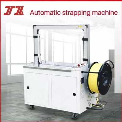 Emballage en carton Machine d'emballage automatique de bureau à grande vitesse pour la largeur de sangle 9-15 mm et la force de serrage 0-100 kg