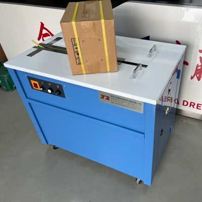 Emballage en carton Machine d'emballage automatique de bureau à grande vitesse pour la largeur de sangle 9-15 mm et la force de serrage 0-100 kg