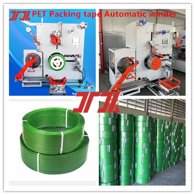 Équipement de production de courroies en acier en plastique PET système de commande PLC servo machine de remontage 200-600KG/H