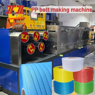 Machine d'extrusion automatique de courroie de bobine en PP avec système de contrôle PLC pour toute la ligne