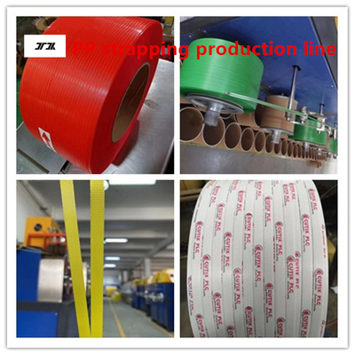 Ligne de production avancée de bandes de PP extrudeuse de PP équipement de bandes de PP pour servo-enroulement