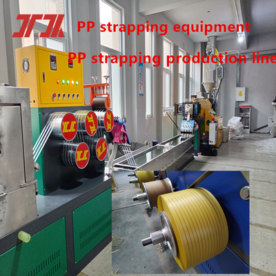 Une seule vis entièrement automatique 280-300 kg/h en plastique PP Four Strap Extrusion Production Line avec ISO