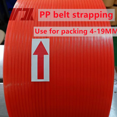 Couleur blanche rouge personnalisé Pp Strapping 5-19mm PP Polypropylène ceinture d'emballage