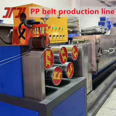 Système de commande PLC Ligne de production d'extrudeuse de sangles d'emballage PP avec changement sans arrêt Vitesse de fonctionnement 300 m/min