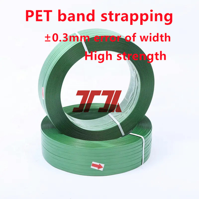 Résistance à la traction élevée Polyester robuste en plastique PET Rellement de sangles PET Relâche pour emballage de balles