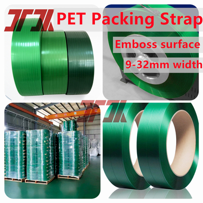 Taille spéciale de l'emballage lourd de couleur verte de la ceinture pour animaux de compagnie à partir de flocons de bouteille