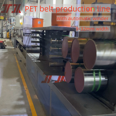 9-32 mm largeur de ceinture d'emballage pour animaux de compagnie machine de fabrication d'extrusion avec machine de gravure claire