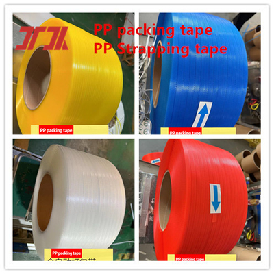 Tape d'emballage en plastique en PP de 5 à 19 mm en gros