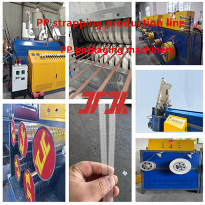 Machine de fabrication de sangles en PP à double vis unique avec impression de 5 à 19 mm Machine d'emballage automatique personnalisée