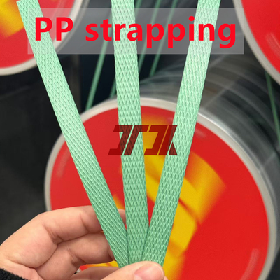 5 mm ligne de production de ceinture d'emballage en PP à double vis unique personnalisée avec échangeur d'écran sans arrêt et longueur