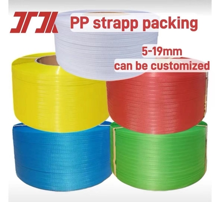 12 mm de largeur PP bandes en plastique pour l'emballage automatique et manuel des produits