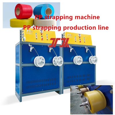 Produits en plastique équipement de bandes de ballage en PP ligne de production de bandes de ballage en PP avec baliseuse automatique avec bandes de PP