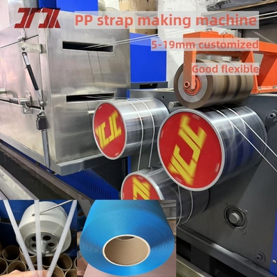 Machine de fabrication de sangles en plastique PP polypropylène 300 kg/h Sortie 6 sangles Sortie 6 sangles en plastique PP