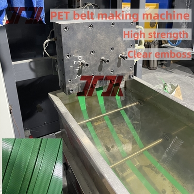 9-32mm personnalisé Pet Straps Double sortie machine de fabrication avec enrouleur automatique et 350-850kg de force