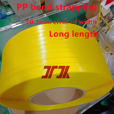 Fabrication de sangles en PP pour machine d'emballage automatique utilisez une ligne de production de sangles en PP avec une bonne flexibilité et longueur