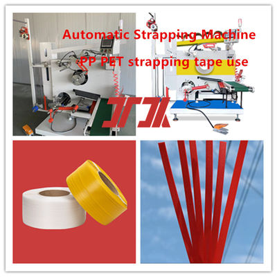 Machine de emballage d'extrudeuse de ceinture d'ANIMAL FAMILIER en plastique électrique du contrôle pp avec le double bobinier de disque