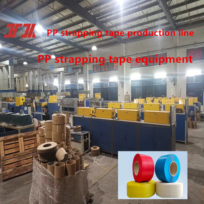 Fabrication de sangles en PP pour machine d'emballage automatique utilisez une ligne de production de sangles en PP avec une bonne flexibilité et longueur