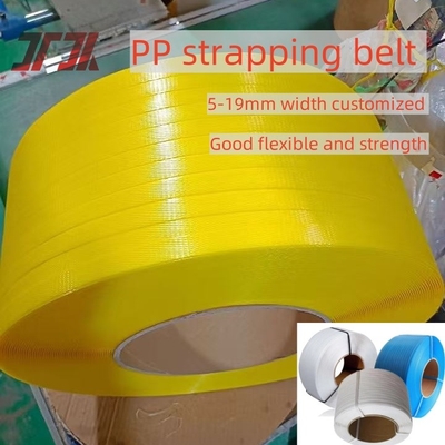 Vente en gros Prix d'usine 5 mm ceinture polypropylène plastique PP rouleau de sangle PP sangle d'emballage
