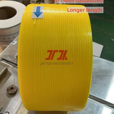 Utilisation manuelle/automatique de la machine Pp bande de sangle Polypropylène plastique rouleaux de sangle 5-19 mm Largeur personnalisée