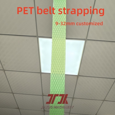 Machine d'extrusion de bande de câbles en plastique PP PET de 5 à 32 mm de large avec PLC automatique et résistance à haute tension