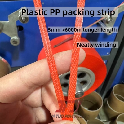 Ligne d'extrusion de sangles en PP avec machine à enroulement automatique pour faire des sangles longues