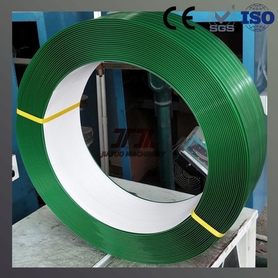 Strong Tension Green Embossed Plastic PET Strapping Use For Pallets Heavy Cargo Packing 9-32mm Tolerance ±0.3mm