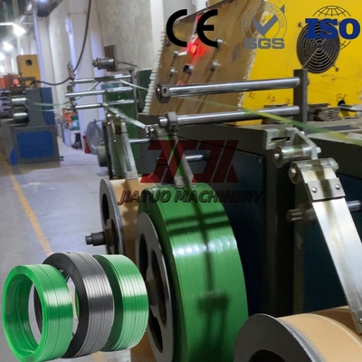 Ligne d'extrusion de cerclage PET 0,6 mm 300KW Monovis avec système de contrôle PLC 350-950kg