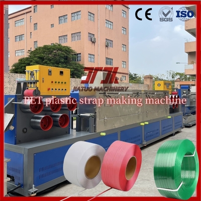 Ligne de production de ruban d'emballage en PP sandwich à double vis pour machines en plastique, machine à ruban d'emballage en PP avec une largeur de 5 à 19 mm
