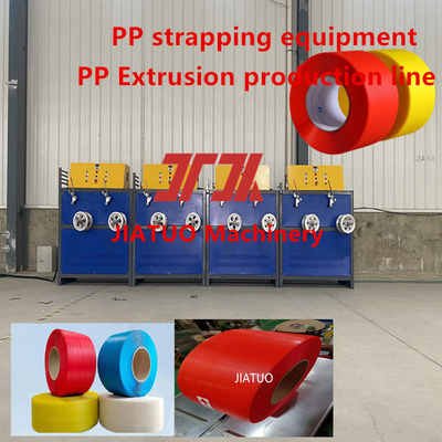 Extrudeuse en plastique en PP 5-19 mm ligne de production de sangles en PP équipement de sangle en PP avec moteur Siemens de 55 kW