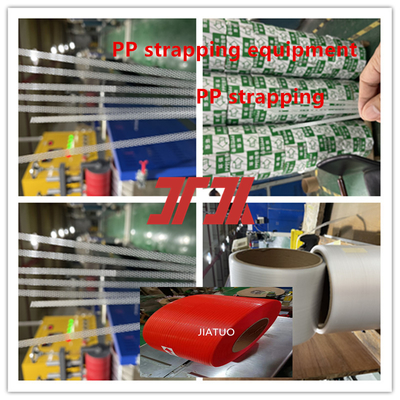 Ligne de production de feuillard PP 5-19 mm, machine de fabrication de feuillard PP monovis, vitesse de ligne 200-300 m/min