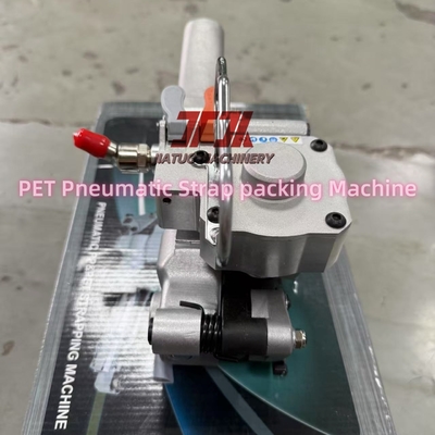 Machine de cerclage pneumatique portative pour sangles PP et PET, utilisée sur cartons, palettes et charges lourdes