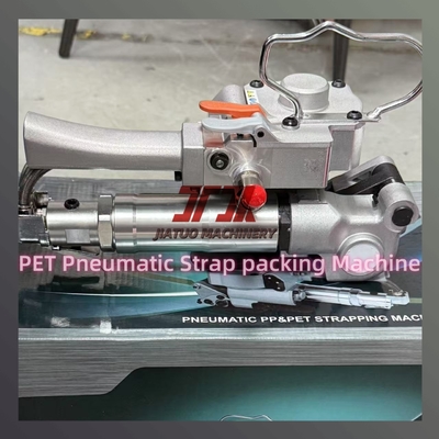 Machine de cerclage pneumatique portative pour sangles PP et PET, utilisée sur cartons, palettes et charges lourdes