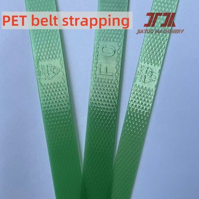 Petit pain de cerclage en plastique d'animal familier de polyester vert transparent pour l'emballage de palettes avec 9-32mm