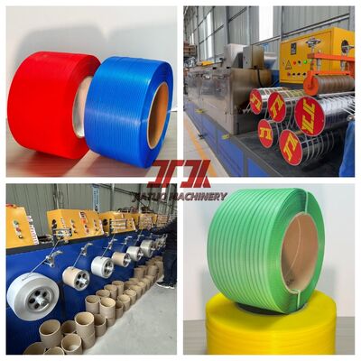 90-130type Single Screw PP Strap Band Production Line With Automatic Pp Strap Winder