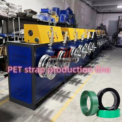 Ligne de production d'extrusion de cerclage automatique en plastique PET polyester 9-32mm