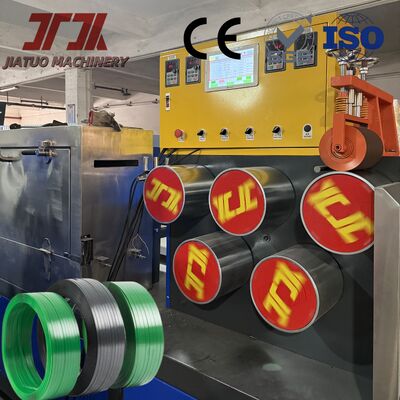 Extrudeuse de cerclage PET de 100 kW pour la fabrication de sangles en polyester avec pompe de fusion de 100 cm³