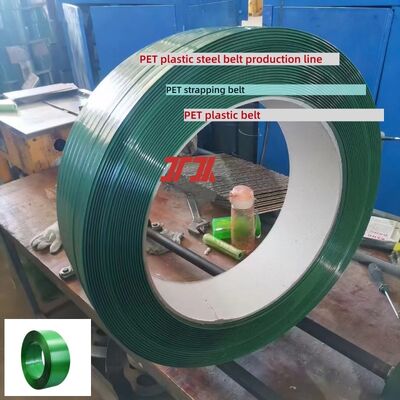 Machine de fabrication de feuillard PET 9-25mm, machine à cercler PET avec flocons de bouteilles PET 100%