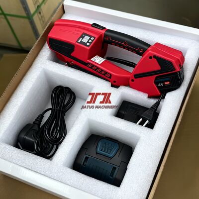 Machine de cerclage semi-automatique haute vitesse, machine de groupage automatique de bande PP avec entraînement moteur CC