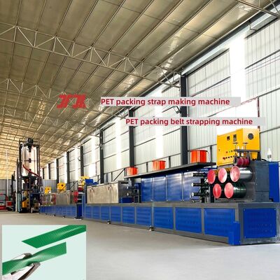 Ligne d'extrusion automatique de sangles en PET
