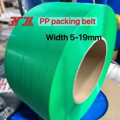 Bande de cerclage en PP nouveau matériau 5-19 mm Sangles d'emballage en PP pour machines de cerclage automatiques