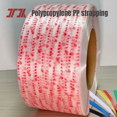 5-19 mm de ruban adhésif plastique en PP, ceinture d'emballage, utilisation pour la machine automatique d'emballage