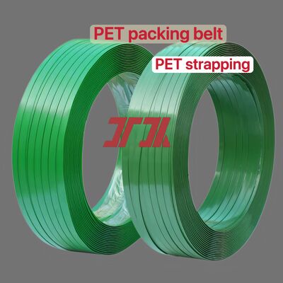 Sangles d'emballage PET haute vitesse, sangles en plastique PET/acier, ceinture d'emballage PET à haute résistance à la traction